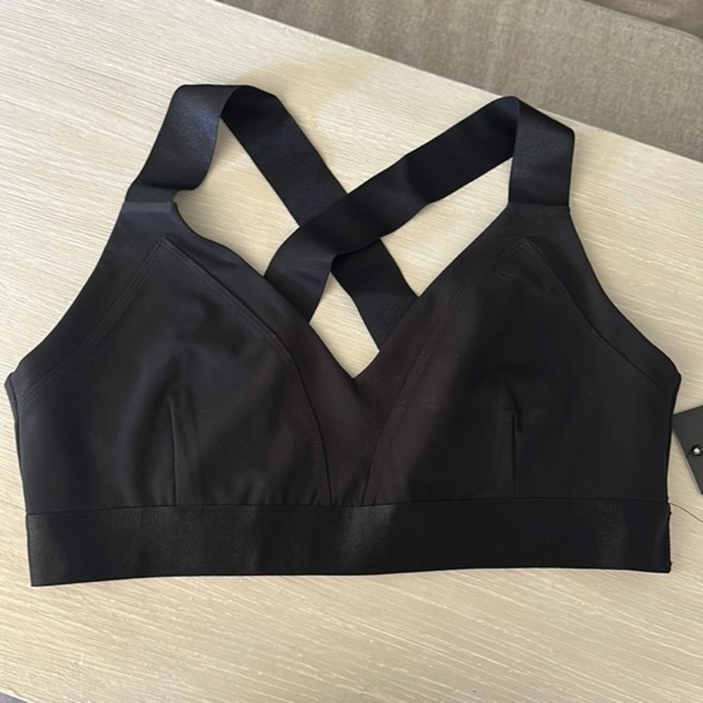 Black Cross-Back Women's Bralette